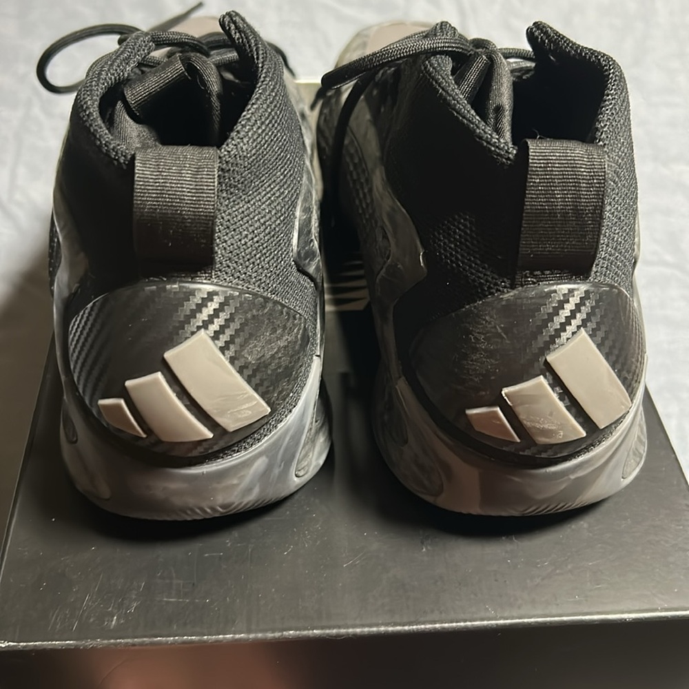 AE1 Anthony Edwards charcoal mid basketball shoes 8.5mens - Picture 10 of 12